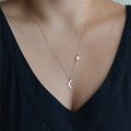 Ahmed Star Moon Pendant For Women New Bijoux Maxi Statement Necklaces Collier Jewelry. 