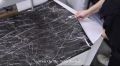 60 cm x 2 meter Marble Texture New Wallpaper Sticker PVC Contact Paper Self Adhesive Decorative Vinyl Film, Oil-Proof Paper Waterproof Wallpaper for Countertop Furniture Line Drawer Shelf Vinyl Paper Smooth Effect. 