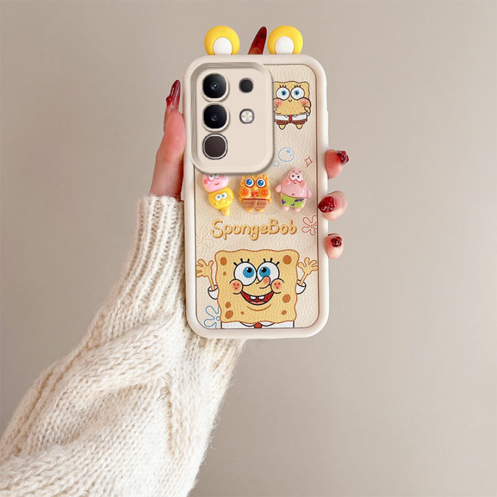 For Vivo Y29 4G Case,Three-dimensional Animal Ear Shockproof Phone Case