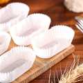 96PCs Oval Eclair Cup Cake Muffin Paper Liner Baking Cups Disposable , Bread Thick Baking Paper Cup Baking Cup Long Bread paper cup bread paper cup roti Boat-Shaped round - Multicolor. 
