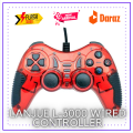 LANJUE L3000 Wired Game Controller – High-Performance USB Gamepad for PC, Windows, and Gaming – Ultimate Joypad with Dual Vibration, 12 Buttons & 8-Way Directional Control for Immersive Gaming Experience. 
