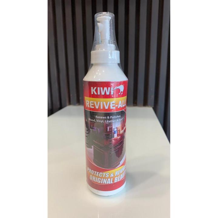 Kiwi Revive All Polish (250ml) Renews & polishes wood, winy, Leather & Formica.
