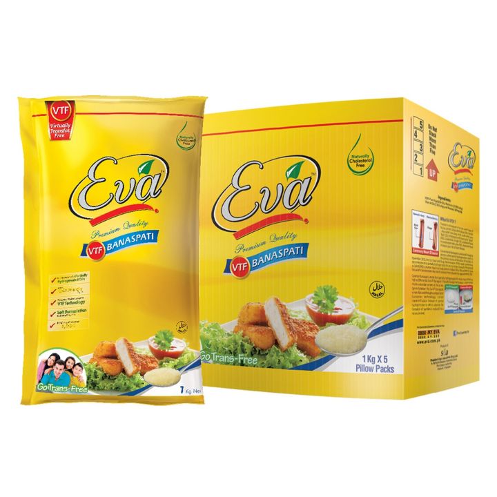 Eva VTF Banaspati Ghee 1Kg x 5 Pouch