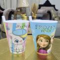 Sippy Cups 350 ml | Glass with pipe | Straw Glass| Cartoon Cups for boys and girls Straw Cup Water Glass Juice Cup With Straw For Kids Random Design. 