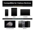 PALOVUE LinkFlow Qualcomm CSR aptX Low Latency Bluetooth 5.0 Audio Receiver Adapter Wireless Car Kit Music Streaming & HandsFree Calling for Car / Home Stereo Speakers 3.5mm Aux Jack  No Charging Needed Direct USB Powered. 
