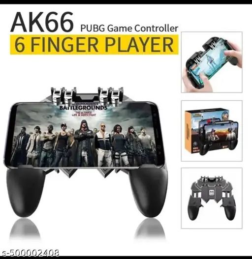 AK66 King 2 1 Pair Mobile Phone L1 R1 Fire Button Aim Gaming Trigger Shooter for PUBG  iPhone and Android,  Call of Duty/ Free Fire/ Knives Out/ Rules of Survival/ Survivor Royale/ Battle Royale/ PUBG/ Critical Ops etc.