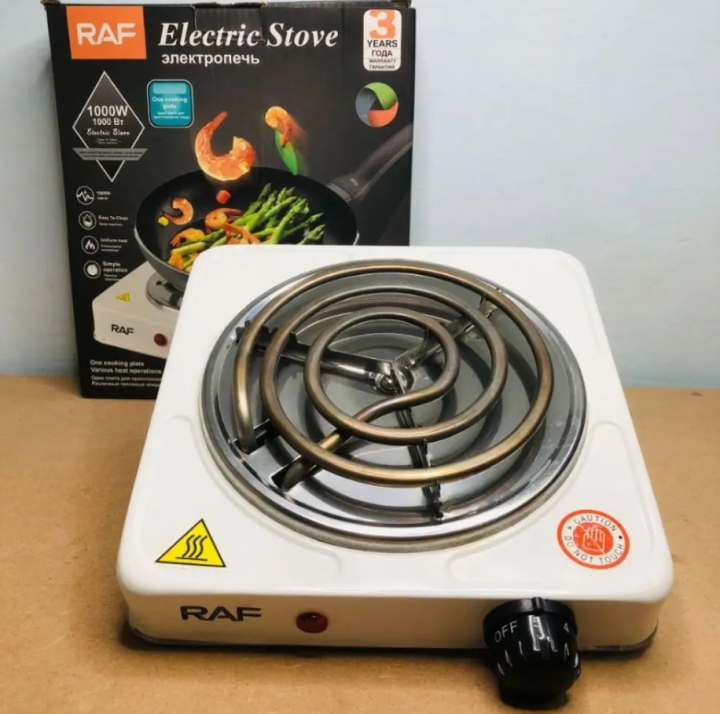 Electric Stove for cooking, Hot Plate heat up in just 2 mins, Easy to clean, 1000W, Automatic
