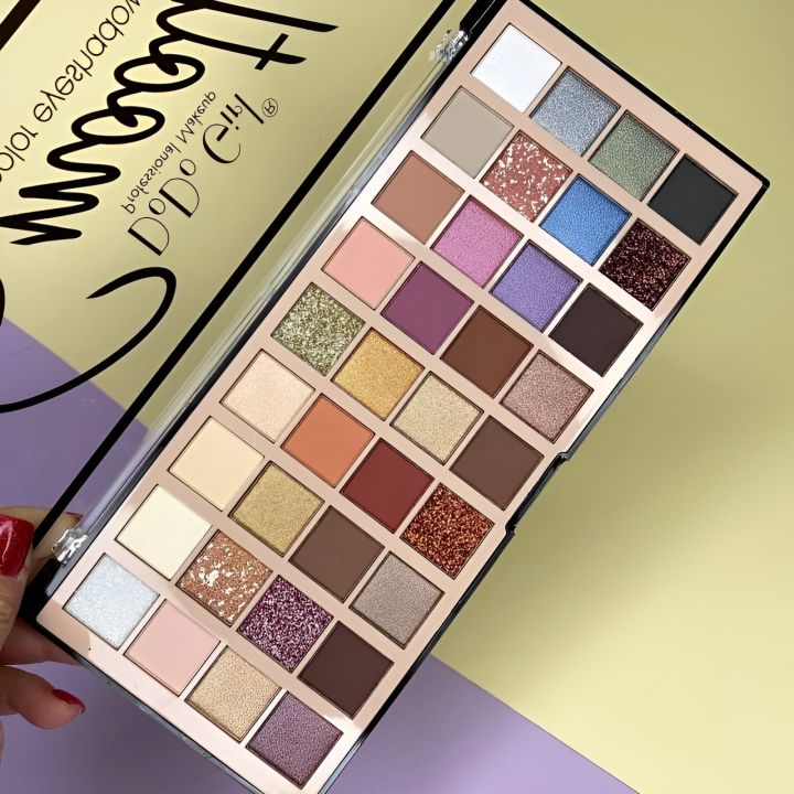 DODO GIRL Matte Shimmer Glitter 36 Color Eye shadow Palette pigmented shades