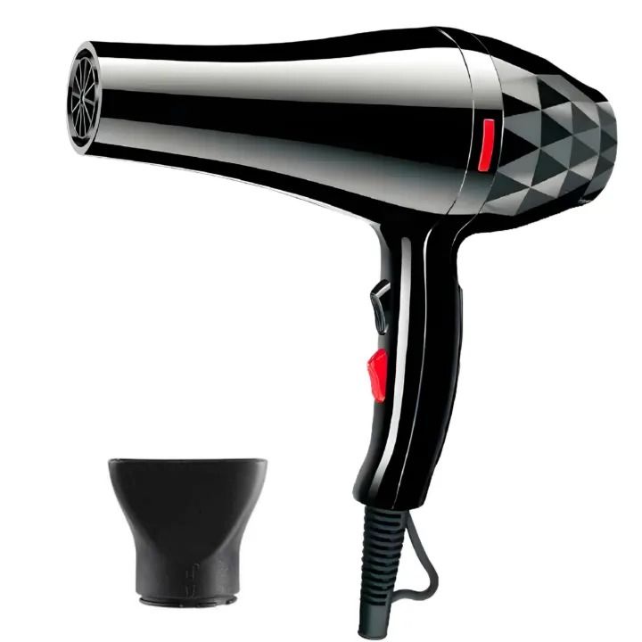 Hair Dryer Women - Professional Protect Hair Dryer Men - Dryer Machine Hair for Men & Women - Hot And Cool Hair Dryer Machine - Black || SILVER FOX ECOM