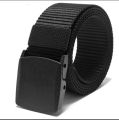 Men Imported Breathable Nylon Web Canvas Fabric Belt With Plastic Buckle Posh Store's. 