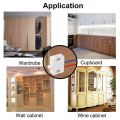 4 Pcs Cabinet Door Switch Cabinet Lamp Switch Drawers Open on Close Door Applicable to 12V 24V 110V Black. 