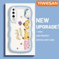 YIWESAN For Huawei P30 P30 Pro P30 Lite Case Cartoon Cute Pokemon Pattern Colorful Lovely Cream Wave Border Soft Clear Shockproof Phone Cases Creative Camera Transparent Casing Simple Gentle Protective Cover. 