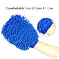 1Pcs Double Sided Car Wash Mitt - Microfiber Wash Mitt for Car Cleaning Mitts Tools Premium Chenille Scratch-Free Car Washing Gloves Car Wash Rag Sponge. 