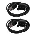 XHHDQES 2X Charger for Garmin Vivosmart HR, Replacement Charg Cable Cord for Garmin Vivosmart HR/Garmin Vivosmart HR+ (Black). 