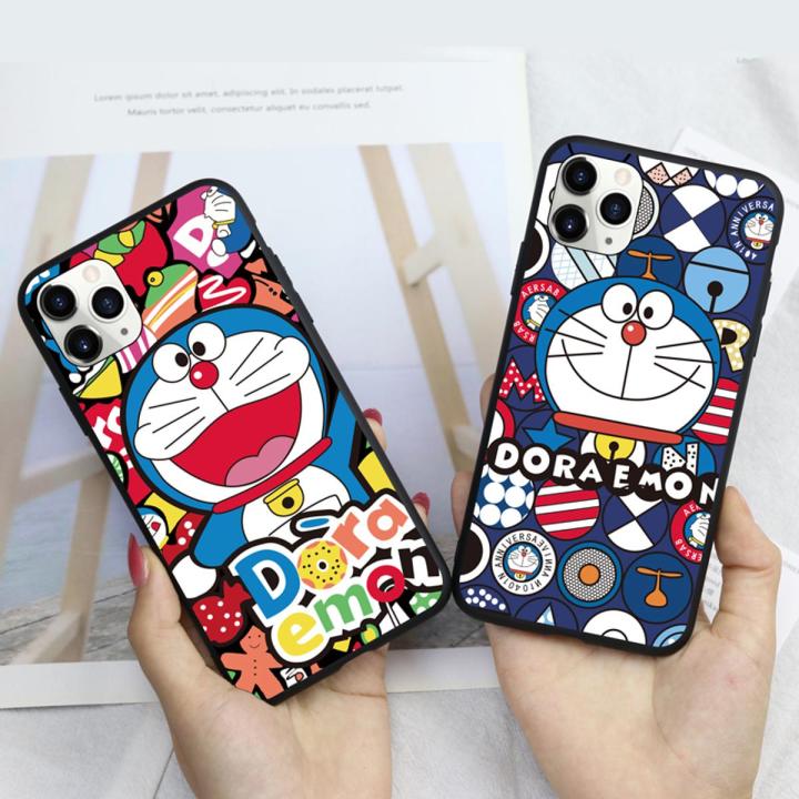 Infinix Smart 5 Lovers customized cute Doraemon cartoon silicone mobile phone case