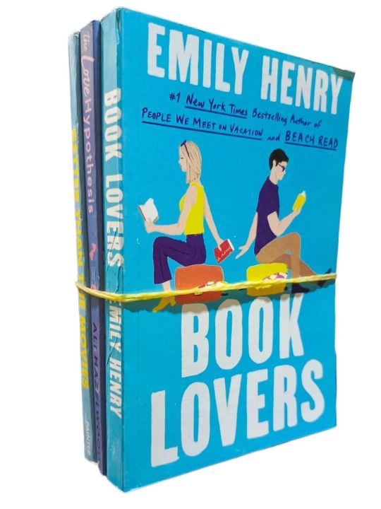 Book Lovers Novel by Emily Henry / Better Than the Movies by Lynn Painter / The Love Hypothesis Novel by Ali Hazelwood
