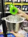 Stainless Steel Push Chooper, Hand Pat Chopper Food Processor, Hand Push Chopper Machine, Press Start, Home Appliances - Small Kitchen /Handheld Vegetable Chopper / Mincer / Mixer / BlenderFruits - Onion / Garlic Chopper - Payaz Cutter. 