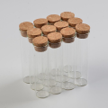 4 PC Mini Glass Bottles, Cork Stopper Jars, Glass Vials Cork Stoppers, Tiny Glass Jars, Wishing Bottles, Message Bottle. 