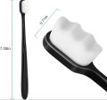 12000 Bristle Micro Nano Soft Toothbrush for Sensitive Teeth and Gums Care, Extra Soft Silko Toothbrush for Adults, Kids, Children and People with Braces. 