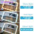 Amamia LED Magnifier Square 5X LED Elderly Reading Magnifying Glass. 