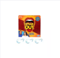 Hasbro - Speak Out Board Game Includes 5-Mouthpieces 200-Double Sided Cards Timer, Instructions. 