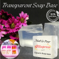 Premium Crystal Clear Glycerin Soap Base 500g - Soap Making Essential, Fragrance-Free, Ideal for Baby & Sensitive Skin. 