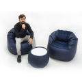 Relaxsit Sports Bean Bag Set – 2 Bean Bag Chairs with a Table – Office and Living Room Seating Solution. 