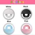 Rechargeable Smart small Selfie LED Ring Light - Tik Tok Light - Musically Light - 36 Leds smart phone. 