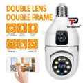Wifi Security Camera 4MP Dual Lens Rotatable HD IP CCTV Home Wireless Night Vision Two Way Audio Motion Detection SD Card Slot V380 Office Home Shop Baby White Smart Security Camera PTZ. 