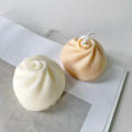 Peony Candle Mold 3D Simulated Steamed Bun Candle Molds Silicone, Diy Cute Bun Candle Molds For Candle Making Aroma Soy Wax Handmade Soap Polymer Clay Plaster Epoxy Resin, Silicone Moulds For Festival Gifts Home Decor Silicone Mold. 