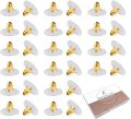 Silicone Earring Backs Pack of 100pcs Stopper, Safety Back. 