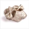 New Cute Toddler Baby Boy Girl Soft PU Leather Bownot Ballet Shoes 0-18 Months. 