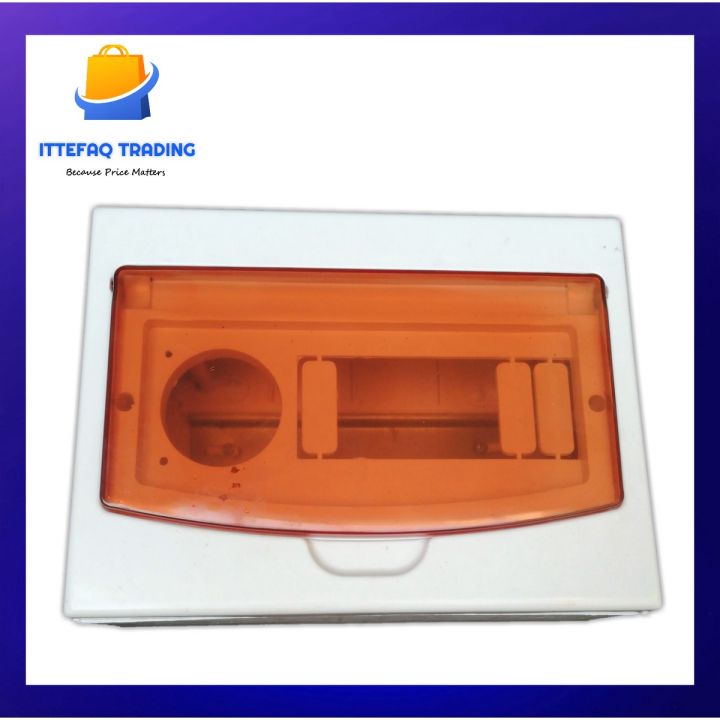 Electrical Distribution Box 7 Ways+Volt Meter Circuit Breaker Box Wall Mounted Open Box