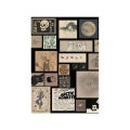 Black Aesthetic Journaling Sticker Sheet - Aesthetic Uncut Stickers. 