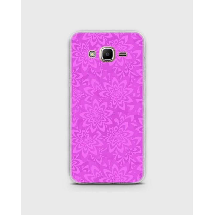 j7 nxt Case Cover  Hard- Samsung  Purple Floral Print-1cover2552