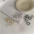 6 Pcs Set of Golden Rings for Girls Silver set of 6 Rings for Girl Friend 6 Pcs Black Rings Proposal Gift for Women. 