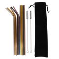 Reusable Stainless Steel Straws,Set of 10 Extra Long 10.5inch Metal Drinking Straws With 2 Brushes and Carry Bag,Environment-Friendly Straw For 20/30oz Tumblers,Beverage,Starbucks. 