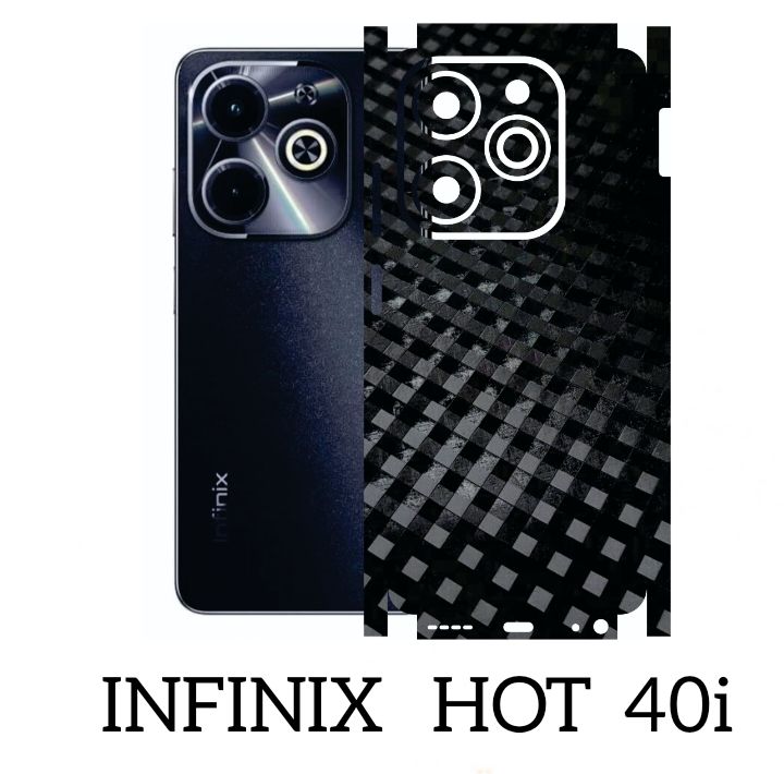 INFINIX HOT 40i Back skin wrap sheet Infinix hot 40i full 4 sides cover 360 premium Quality skin wrap sheet for infinix hot 40i