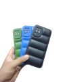 Huawei Nova 7i Soft Puffer Down Jacket Back Cover Phone Case, Camera Protection, Silicone/TPU. 