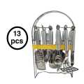 13 Piece Kitchen Utensil Set Gift Pack Premium Quality Cooking Tools Stainless Steel Cuttlery set. 