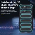 For iPhone 13 Pro Max Shield Anti-fall Case Mobile Phone Case Shock-proof Mobile Phone Safety Protection Silicone Phantom Shield Shockproof Cover. 