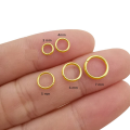 JumpRings 150 Pieces | 3mm | 4mm | 5mm | 6mm | 7mm | Golden Silver Findings Jump Rings for DIY  Jewelry making accessories. 