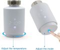 Thermostat - Smart Home Radiator Thermostat, Intelligent Heating Control via Tuya App and Smart Life with Alexa and Google Home, for Standard Radiator Valves (Hub Not Included). 