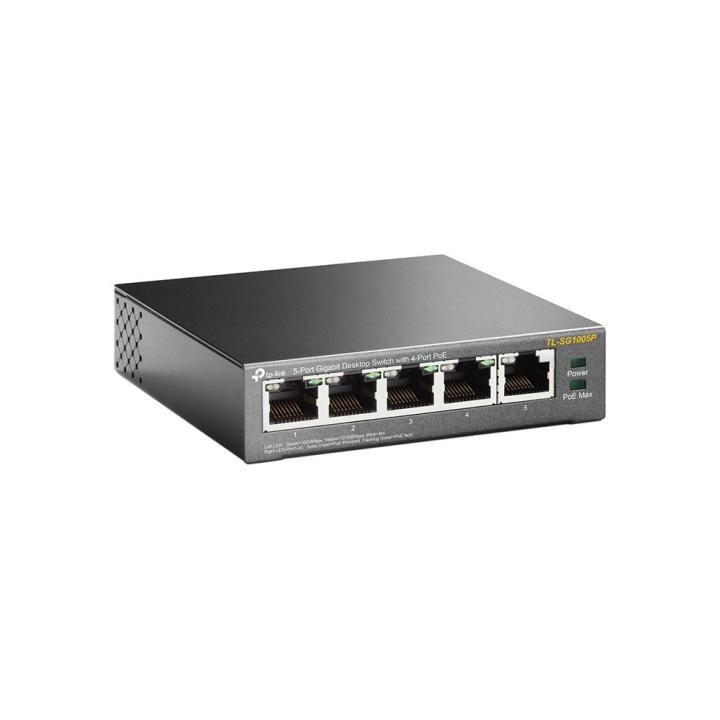 Tplink%205-Port%20Gigabit%20Desktop%20Switch%20with%204-Port%20PoE%20TL-SG1005P%20-%20Image%203