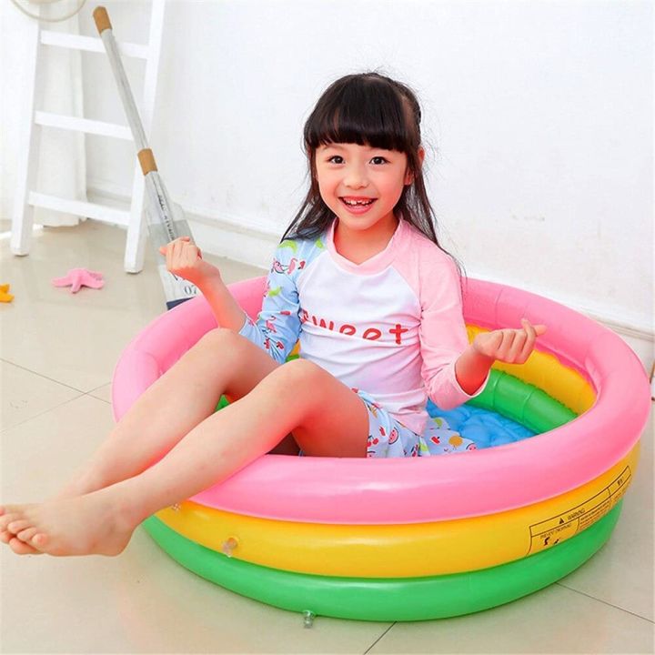 61cm%20x%2022cm%20Inflatable%20Kids%20Pool%20Bath%20Tub%20Beach%20Swimming%20Pool%20Party%20for%20Kids%20-%20Image%203