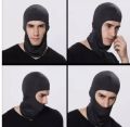 2 Hole Ski Mask Full Face Mask Cover Neck Gaiter Winter Balaclava Warm Knit Beanie for Outdoor Sports. 