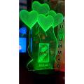 Custom RGB Stylish Art and Fancy Acrylic Glass Plate | Suitable for Happy Birthday, Anniversary, Gift and many other occasions. 