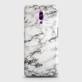 Oppo_ Reno Cover - Matte Finish - Trendy Mysterious White Marble Printed Hard Case with Life Time Colors Guarantee. 