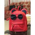 Imported Backpacks For Girls Mini Travel Bag Shoulder Mini Bags For Girls New Style Women Fashion Travel Backpack For Girls College University Backpacks Trendy PU Leather School Bag Backpack For Teenage Girls Bow casual school bag. 