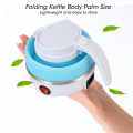 Fast Water Boiling 600 ml Portable Kettle Travel Kettle Foods Boils Quickly Silicone Small Collapsible Foldable Electric Sports Bottles Home appliances. 